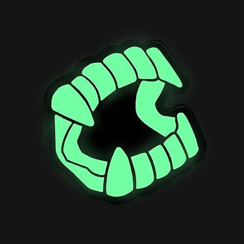 NEW Creepy Co. CHOMPERS Enamel PIN Vampire Teeth Lapel Spooky Flare Ha